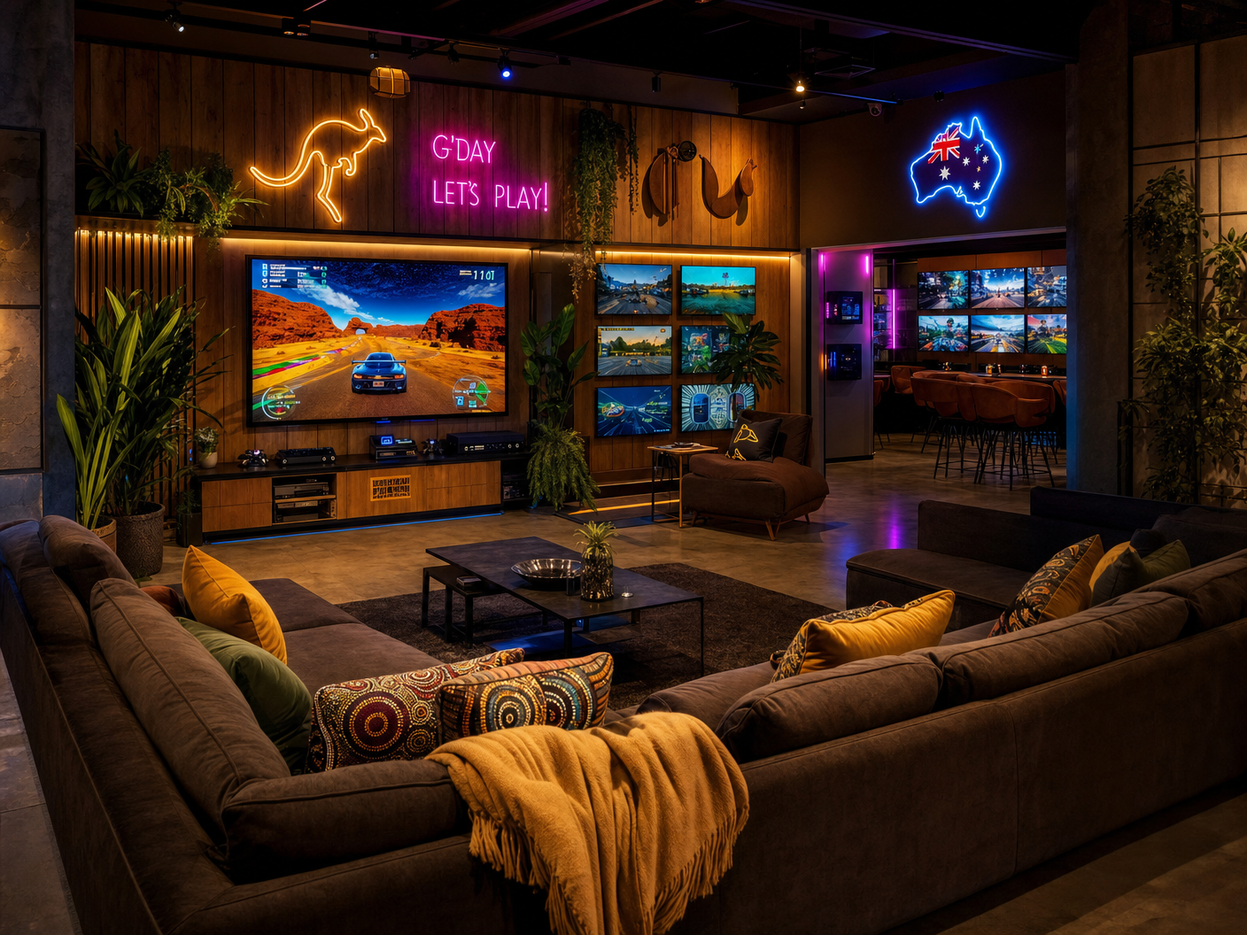 TurboShift gaming lounge